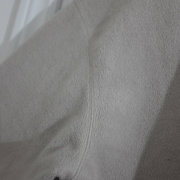 Vintage Old Navy cream sherpa fleece jacket half zip size XL - Picture 8 of 12